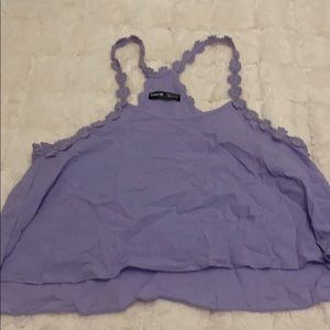 purple tank top from sheen